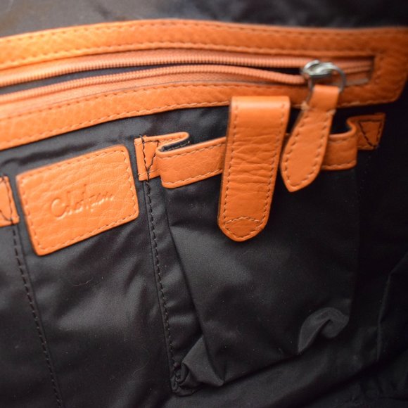 Cole Haan Orange Leather hobo bag - Picture 11 of 15